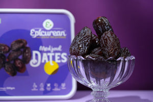 Epicurean Premium Organic Medjool Dates 500g | 100% Natural and Sustainably Sourced | Rich in Fiber, Antioxidants, and Essential Nutrients