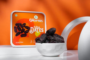 Epicurean Fresh Kalmi/Safawi Dates 500gm | 100% Natural, Soft & Juicy| Gluten-Free, Non-GMO