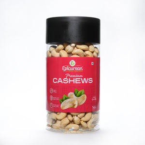 Epicurean Cashews Whole, 500g | 100% Natural Crunchy Cashews