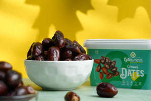 Epicurean Fresh Omani Dates 500 gm | 100% Natural | No Artificial Flavour | No Preservatives | Fresh & Soft Dates with Natural Sweetness